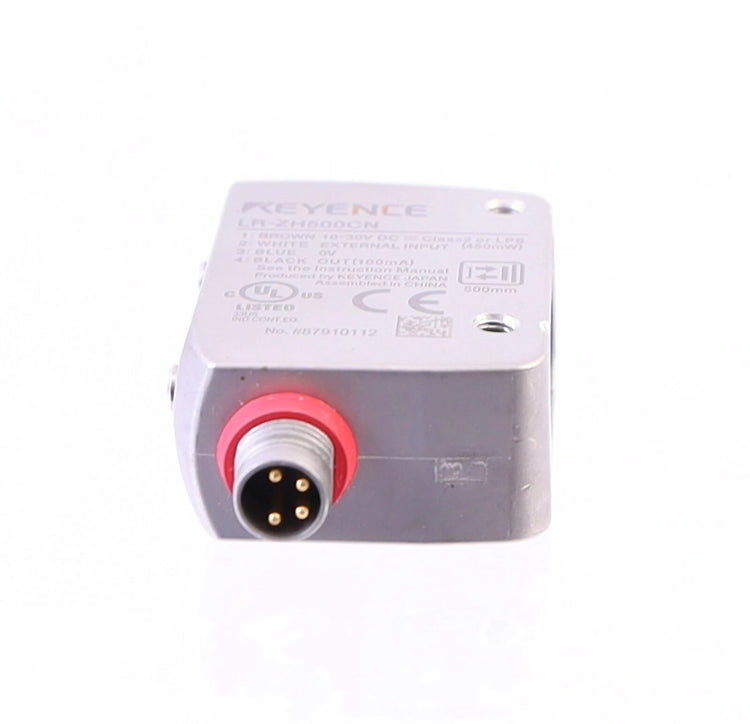 LR-ZH500CN | Keyence NPN CMOS Laser Sensor, 35–500 mm Range, Rectangular, M8 Connector