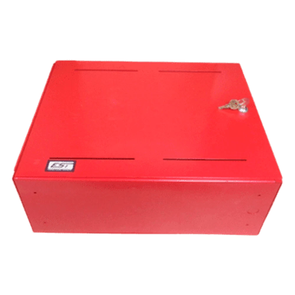 Edwards BC-1R Red Battery Cabinet Enclosure for EST3 Fire Alarm Systems