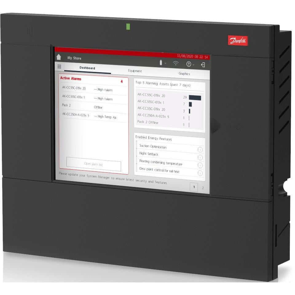 Danfoss 080Z4029 System Manager Monitor Unit LON TP78 2 DO IP20 Process Controller