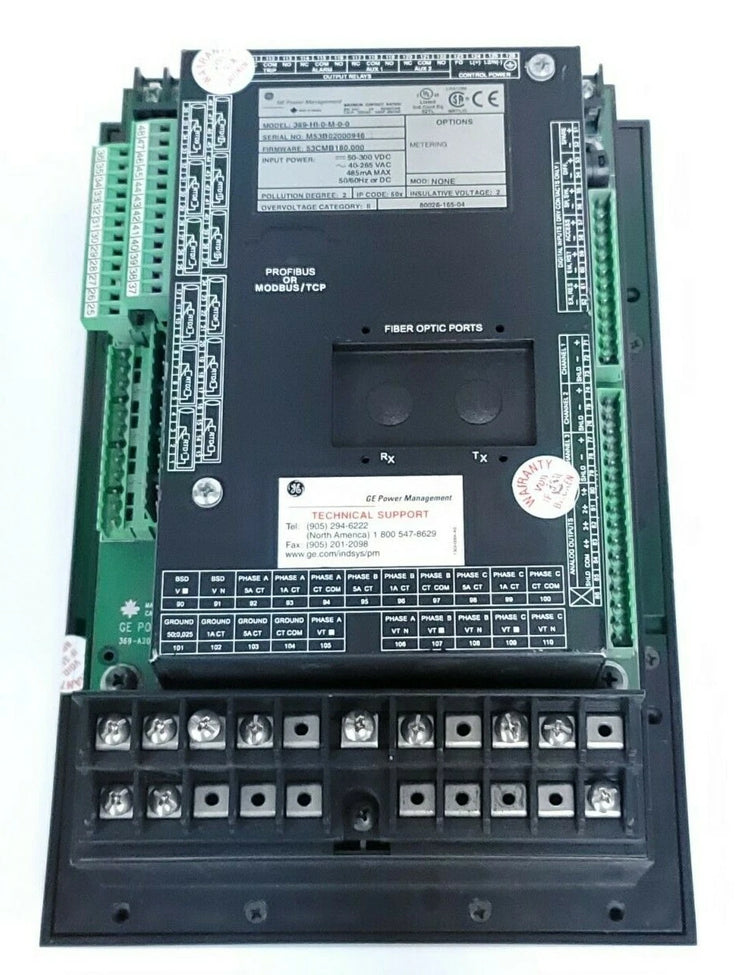General Electric 369-HI-0-M-0-0 369 Motor Management Protective Relay with Wide-Range Power Input