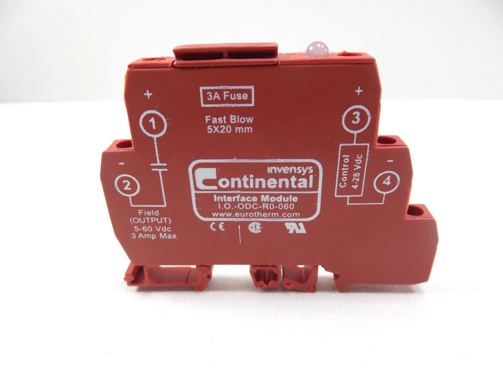 I.O.-ODC-R0-060 | Continental Industries DIN Rail Mounted Mini Output Module