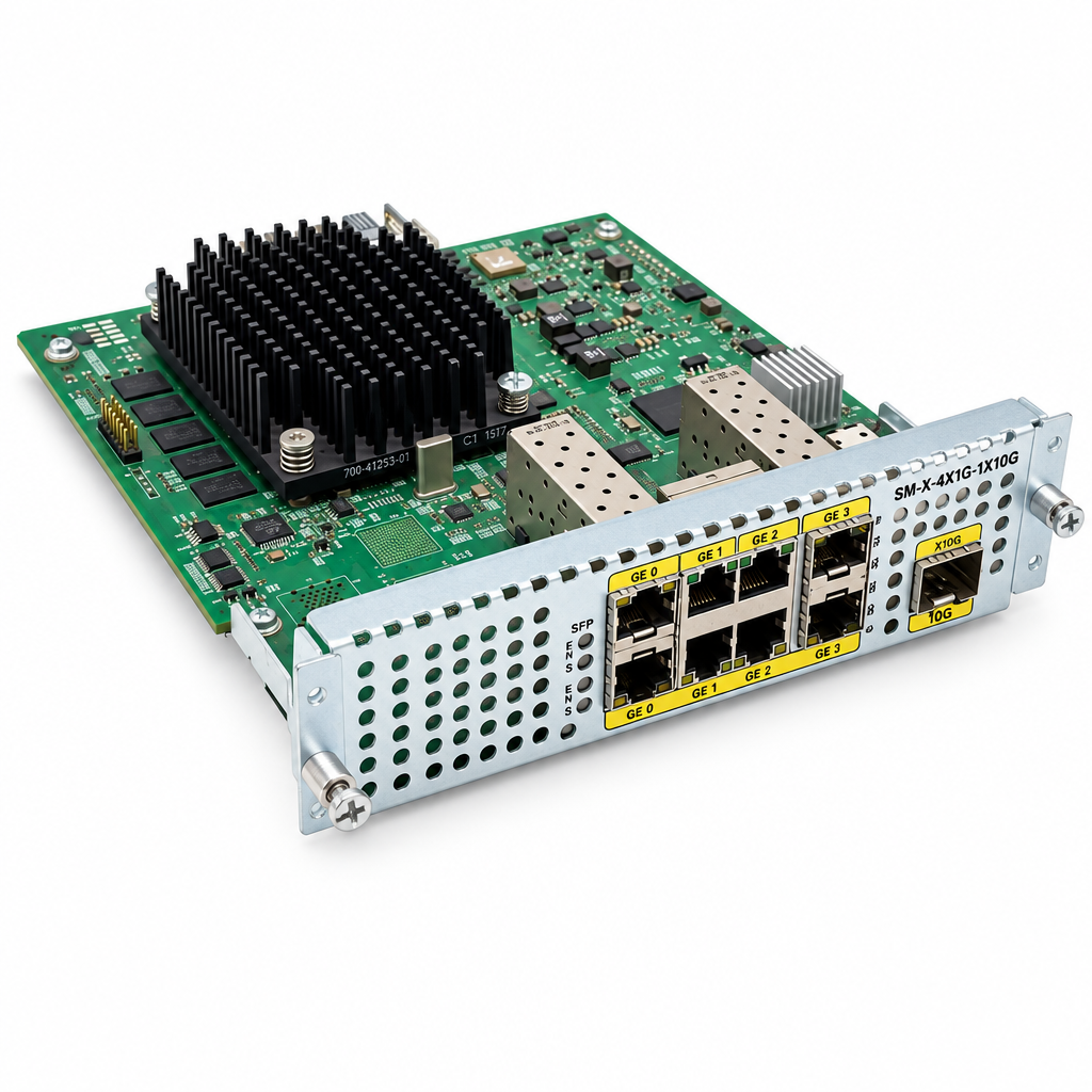 Cisco SM-X-4X1G-1X10G Ethernet WAN Service Module