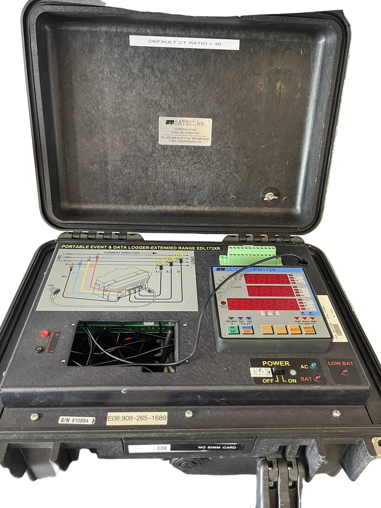 EDL172XR | Satec Extended Range Portable Event And Data Logger