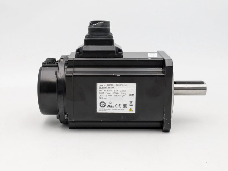 Omron R88M-1L2K030C-S2 Servo Motor 2kW 3000RPM EtherCAT 23bit Encoder