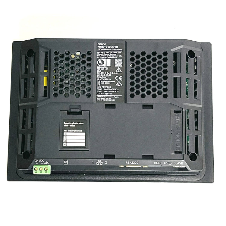 Omron NA5-7W001B Sysmac 7" Touchscreen HMI 800×480 TFT Operator Interface