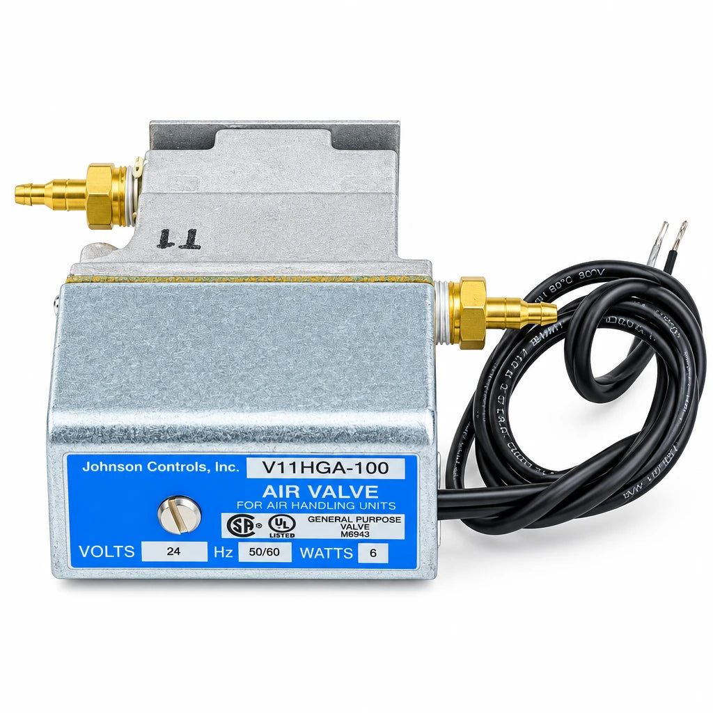 Johnson Controls V11HGA-100 Three-Way Pneumatic Solenoid Valve