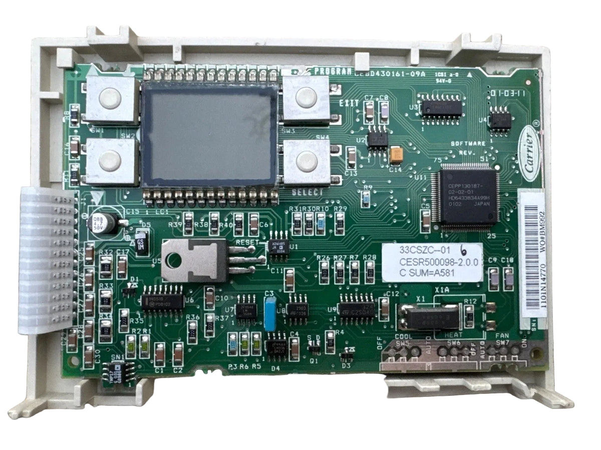 Carrier 33CSZC-01 Pressure-Dependent Zone Controller Without Timeclock for Legacy Comfort System Zoning
