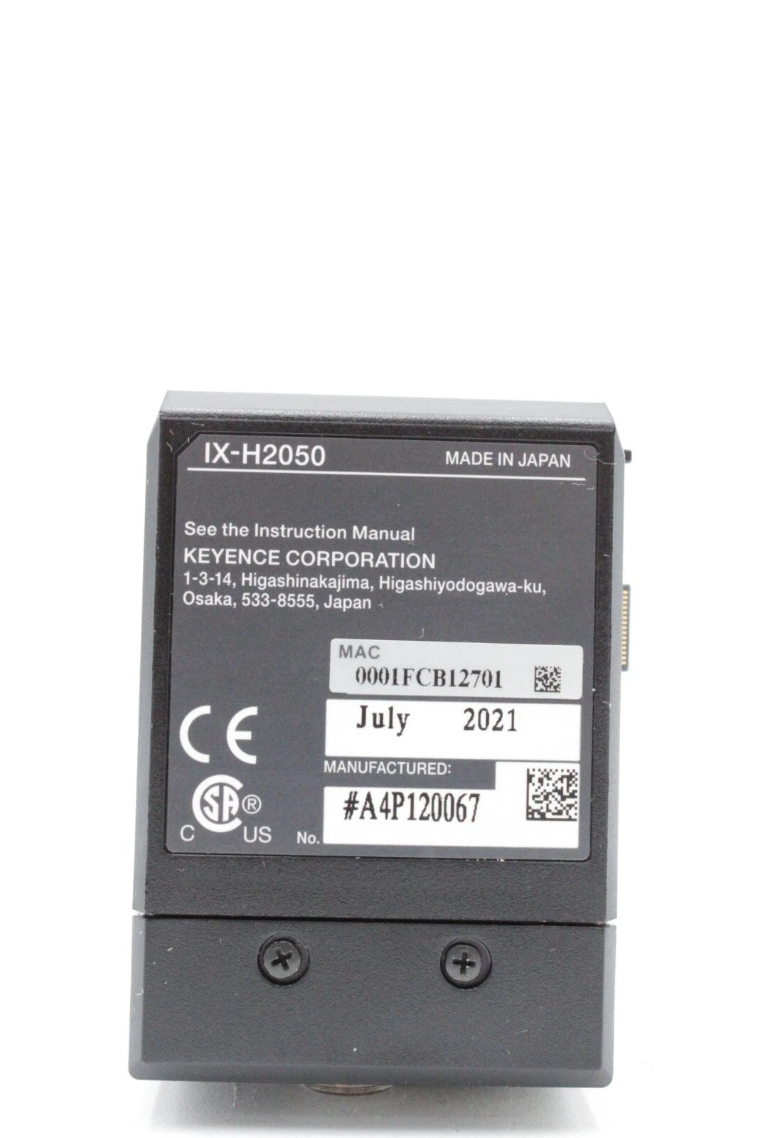 Keyence IX-H2050 Sensor Amplifier Expansion Unit IX Series Vision Controller