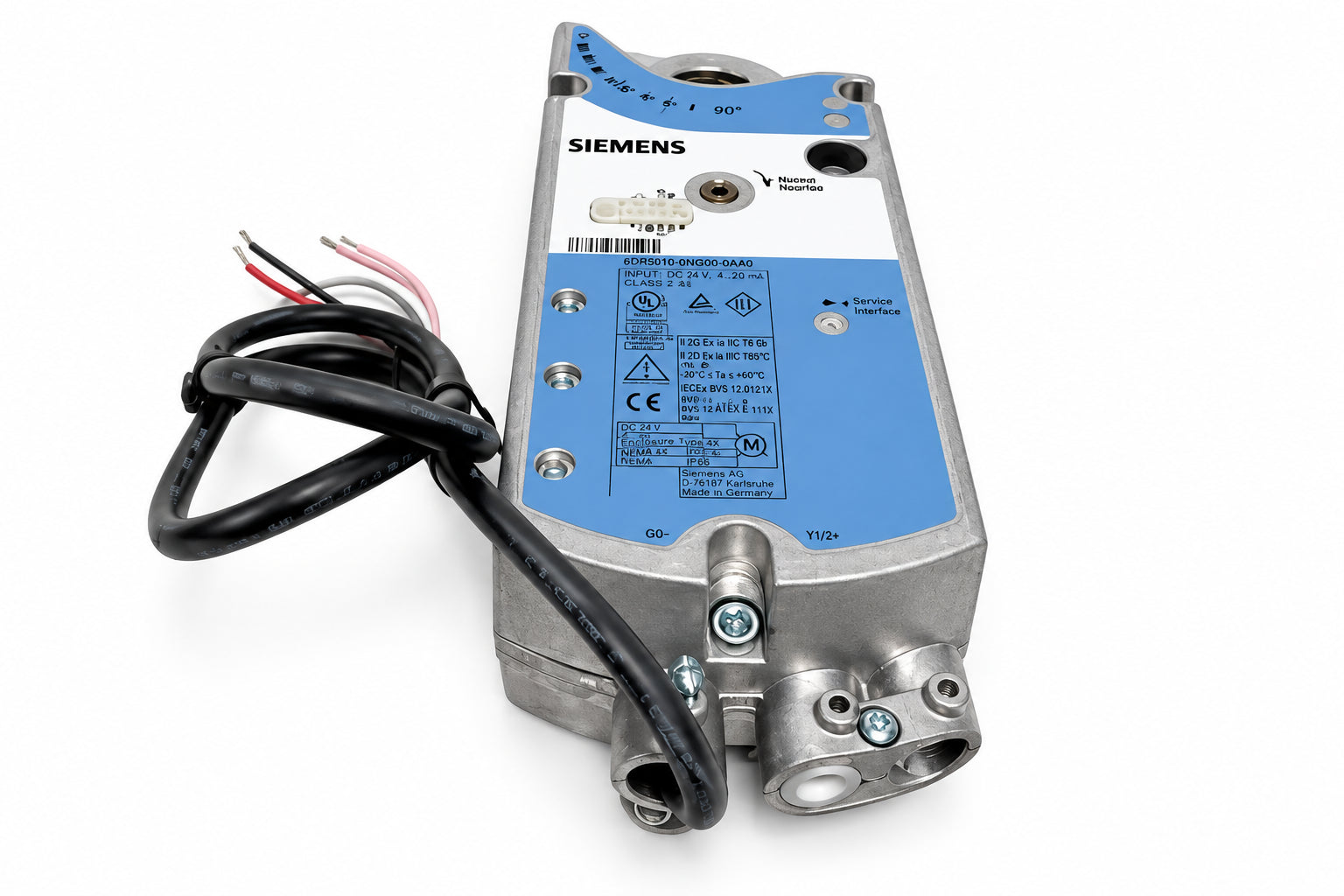 Siemens GCA151.1U Proportional Spring Return Damper Actuator 160 in-lb 24V AC/DC