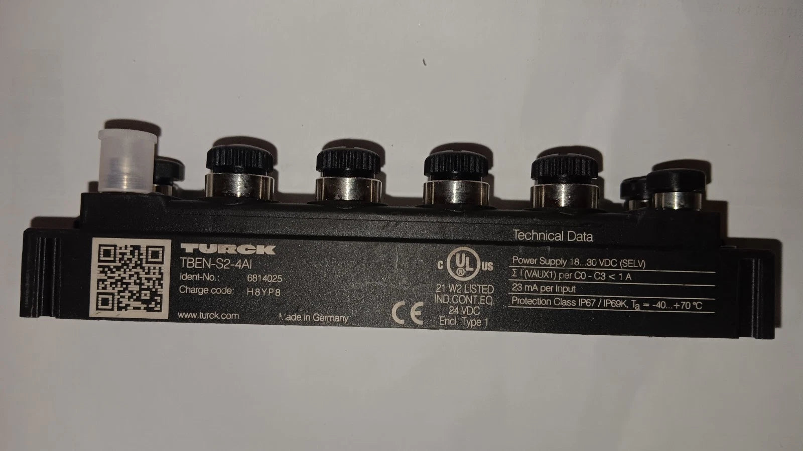 TBEN-S2-4AI | Turck Industrial Ethernet Analog Input I/O Module