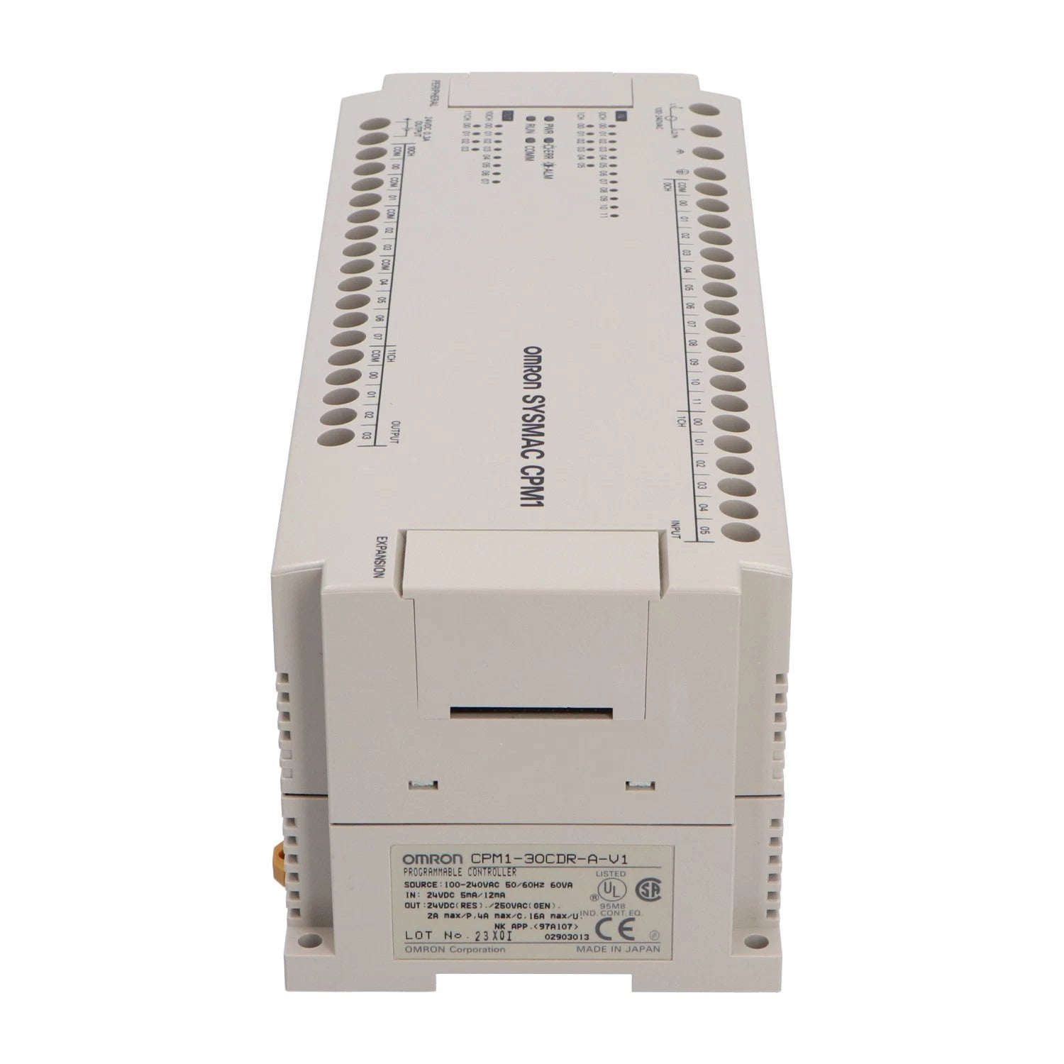 CPM1-30CDR-A-V1 | Omron CPM1 PLC CPU 18 In 12 Out 100–240VAC
