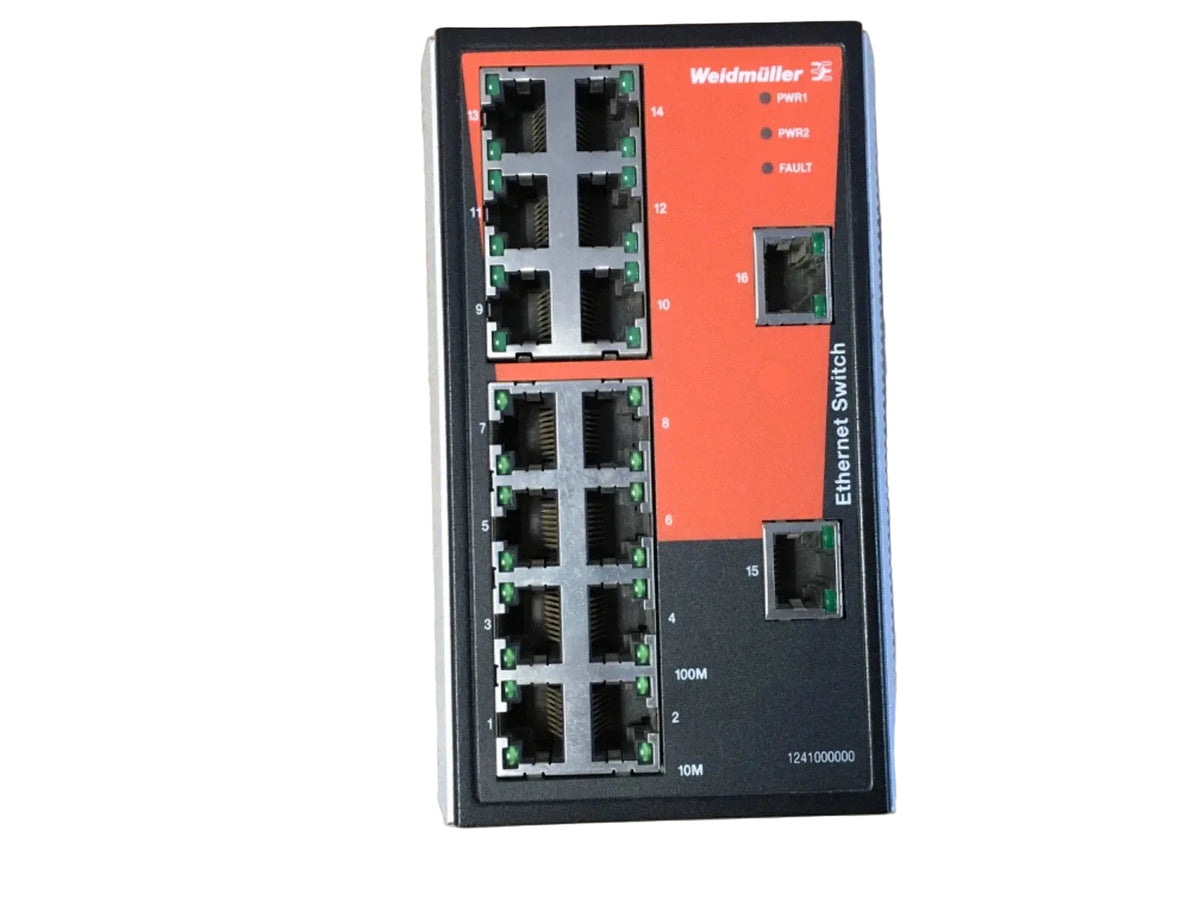 Weidmuller IE-SW-VL16-16TX 16-Port Unmanaged Fast Ethernet Switch