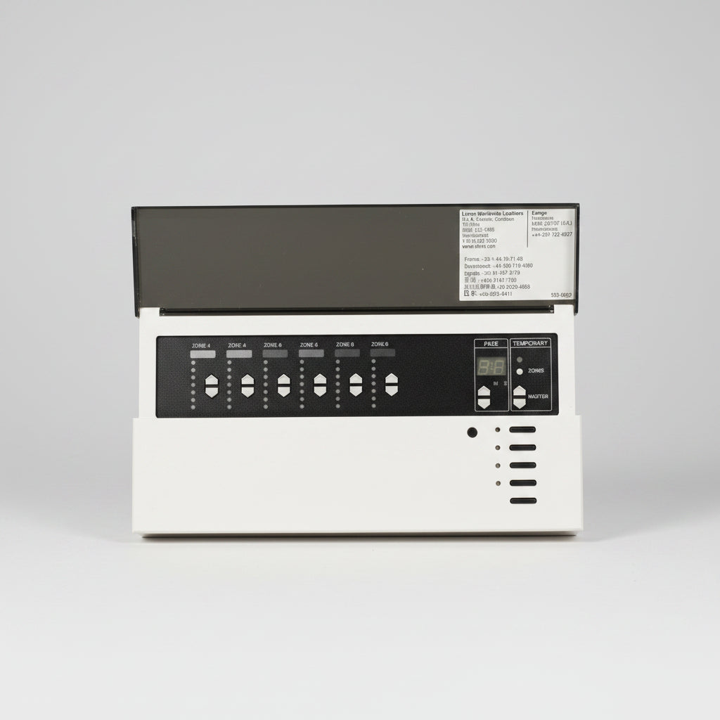 Lutron GRX-3506-T-WH Grafik Eye 3000 6-Zone Preset Dimming Control 2000W 120VAC White