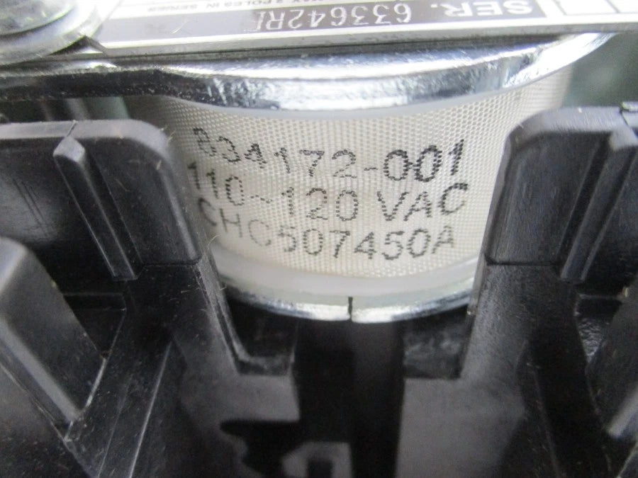 ASCO 91882031 Eight Pole 30 Amp Mechanically Held Lighting Contactor with 120 Volt AC Coil