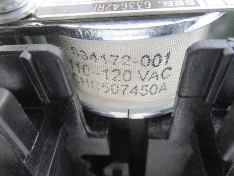 ASCO 91882031 Eight Pole 30 Amp Mechanically Held Lighting Contactor with 120 Volt AC Coil