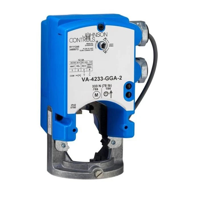 Johnson Controls VA-4233-GGA-2 24V Spring Return Globe Valve Actuator 61 in-lb