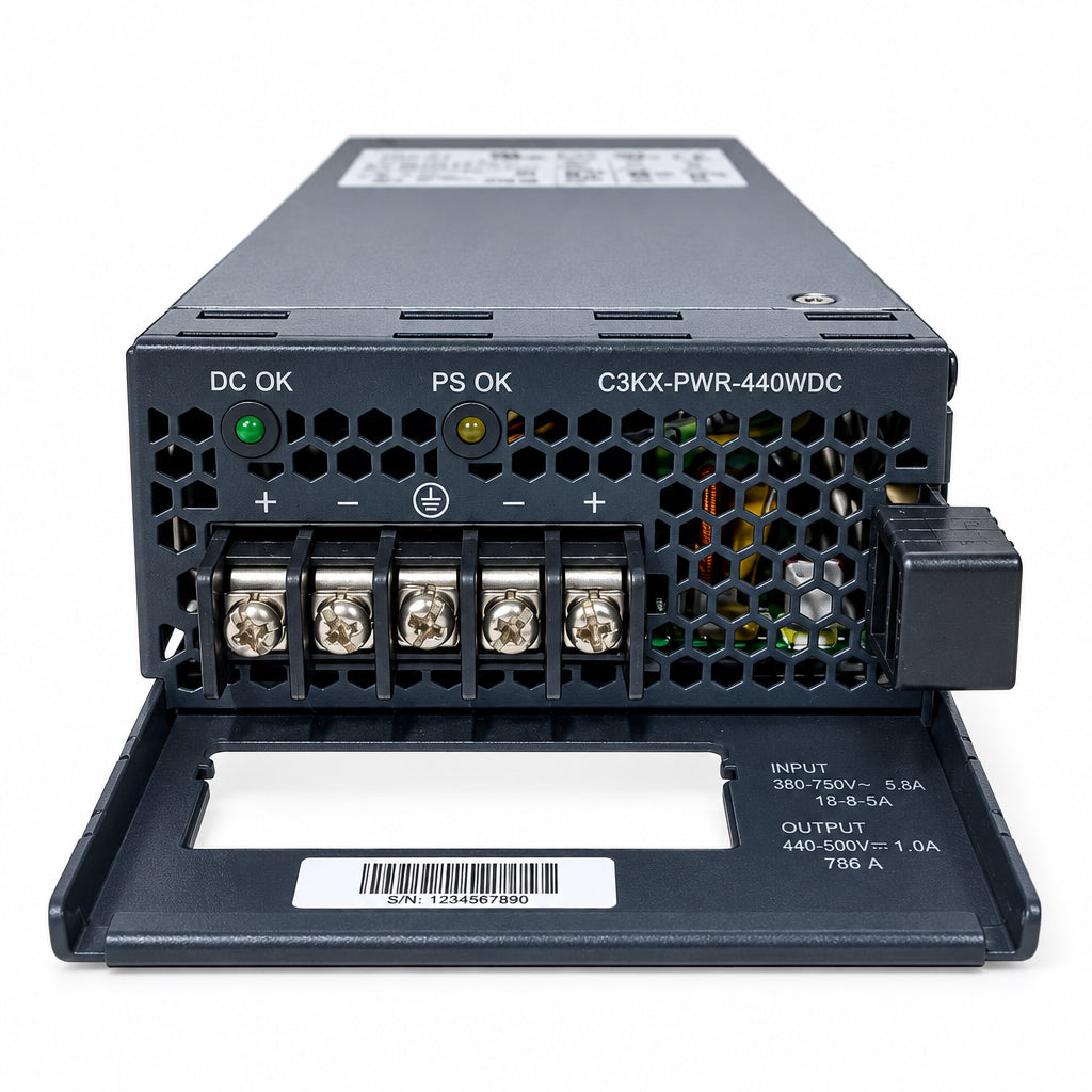 Cisco C3KX-PWR-440WDC Catalyst 3K-X 440W DC Power Supply Spare