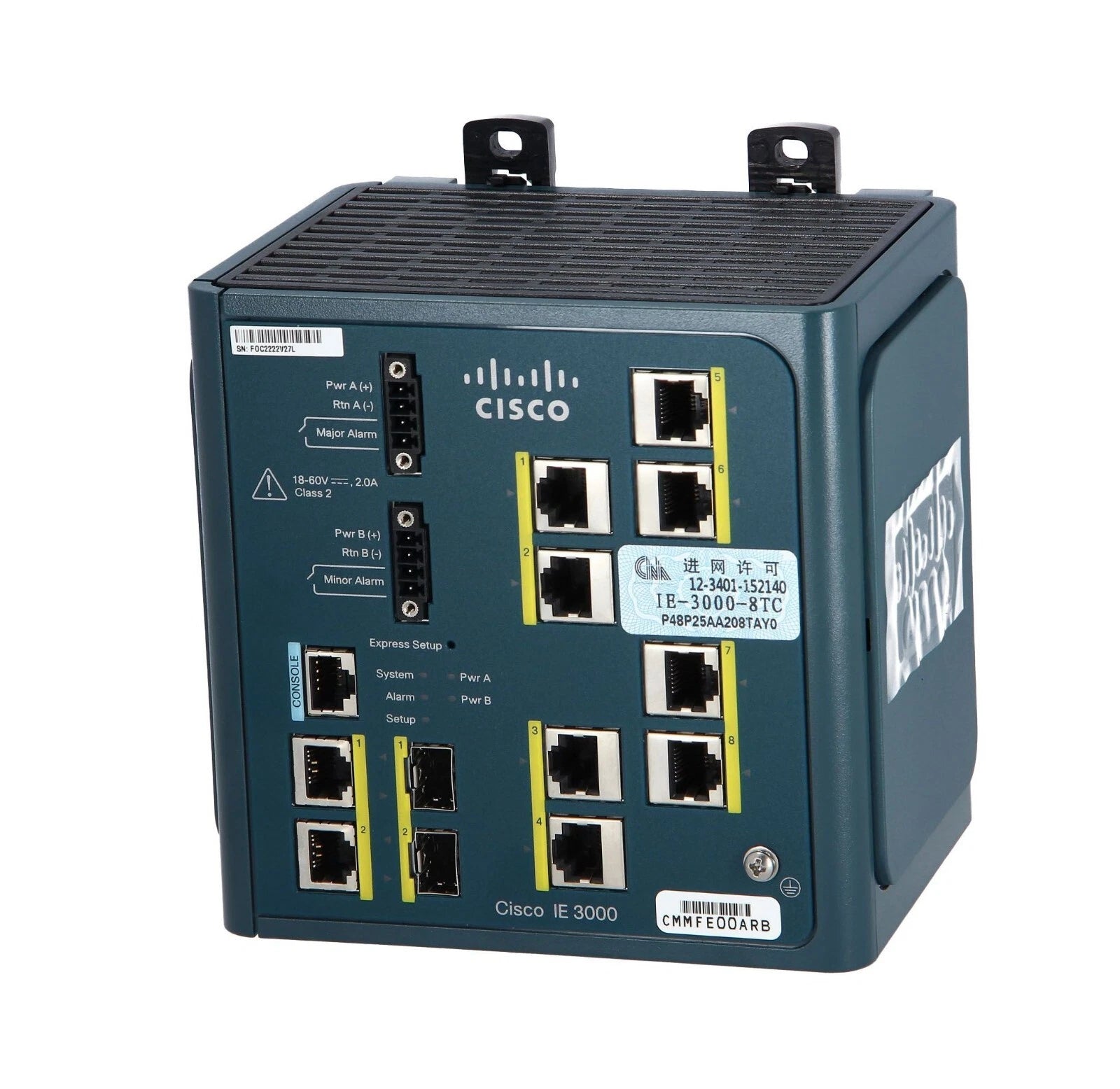 IE-3000-8TC | Cisco Industrial 3000 Series 8 Ports Ethernet Switch Module L2