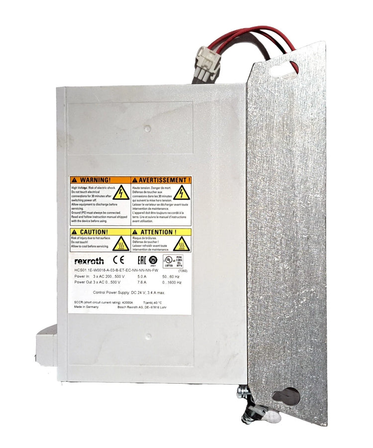 HCS01.1E-W0018-A-03-B-ET-EC-NN-NN-NN-FW | Bosch Rexroth IndraDrive CS 18 A Servo Drive