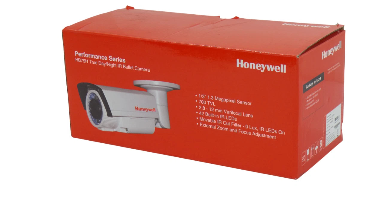 HB75 | Honeywell IR day/night bullet camera with 600 TVL CCD imaging