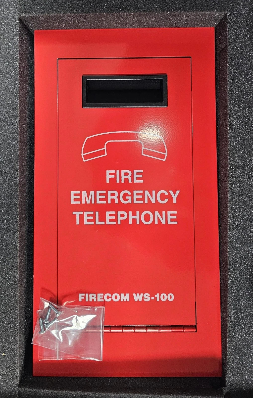 Firecom WS-100P-SF Surface Mount Firefighter Telephone Backbox for WS-100P Series