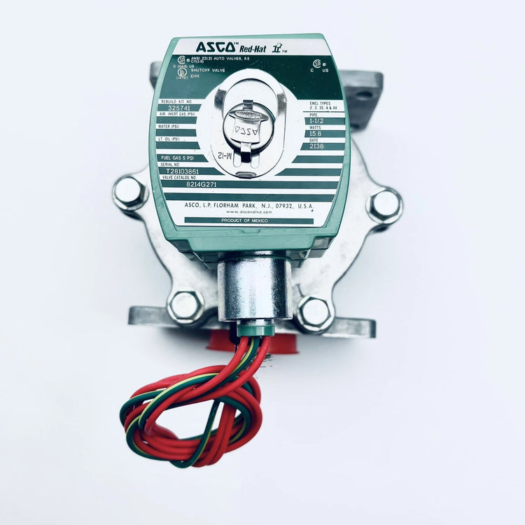 ASCO 8214G271 1-1/2" 120V NC Gas Shut-Off Solenoid Valve