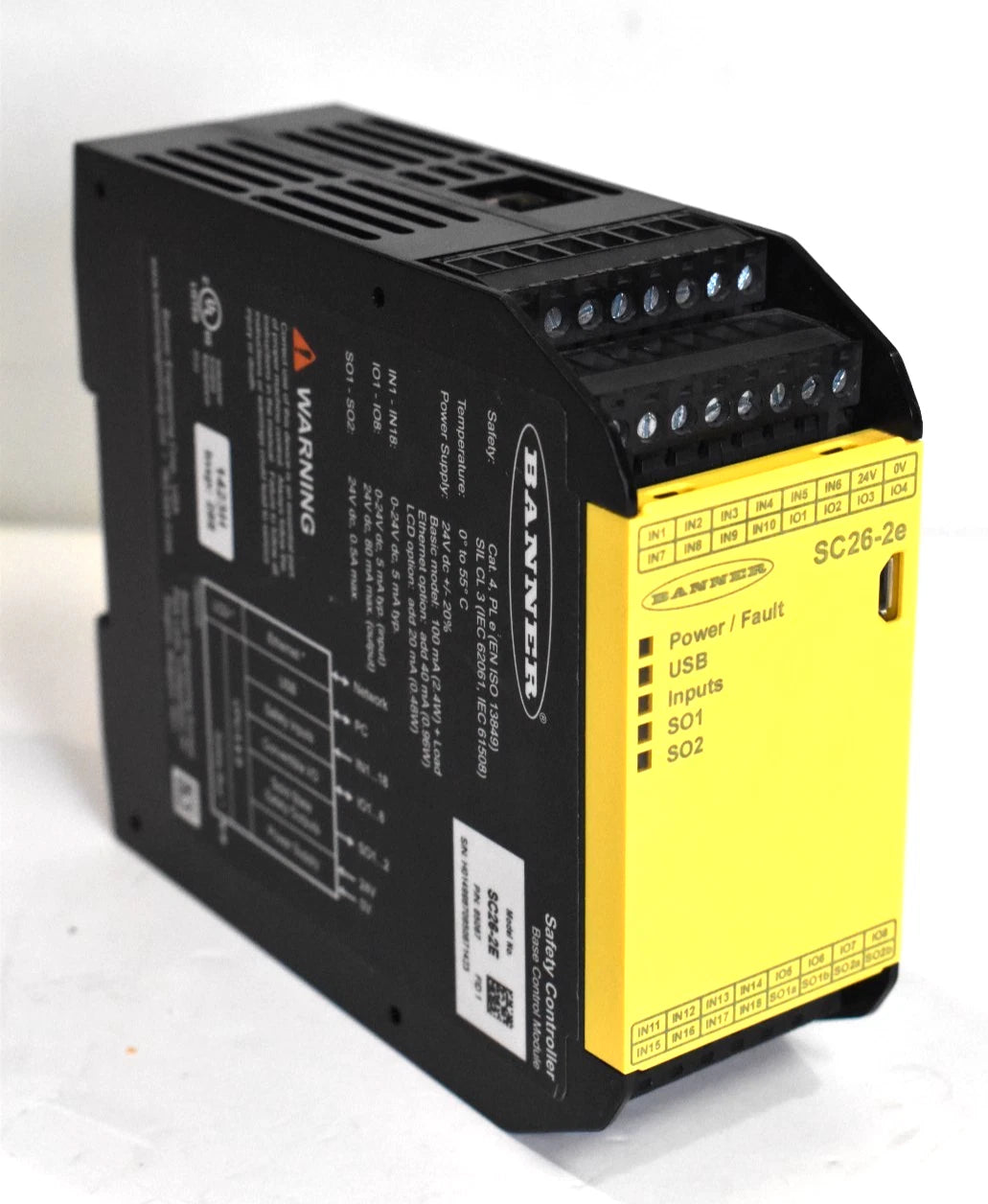 Banner Engineering SC26-2E Ethernet Safety Controller