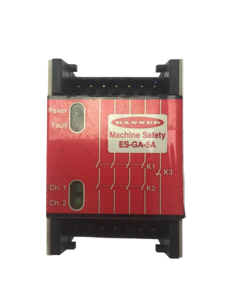 ES-GA-5A | Banner Engineering Emergency Stop Safety Control Relay