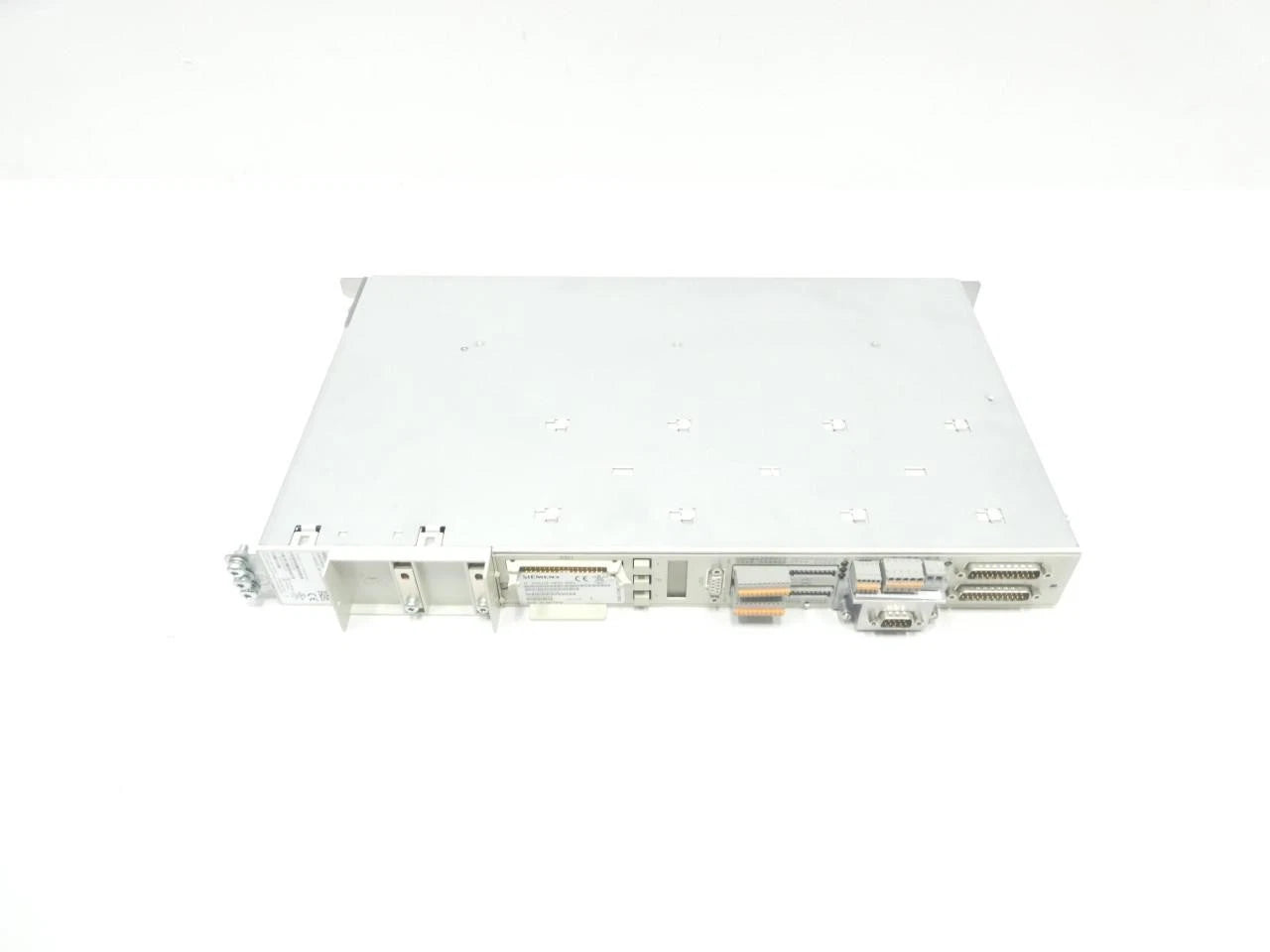 Siemens 6SN1123-1AB00-0AA2 SIMODRIVE 611 Dual-Axis Power Module 15A CNC Servo Drive Unit