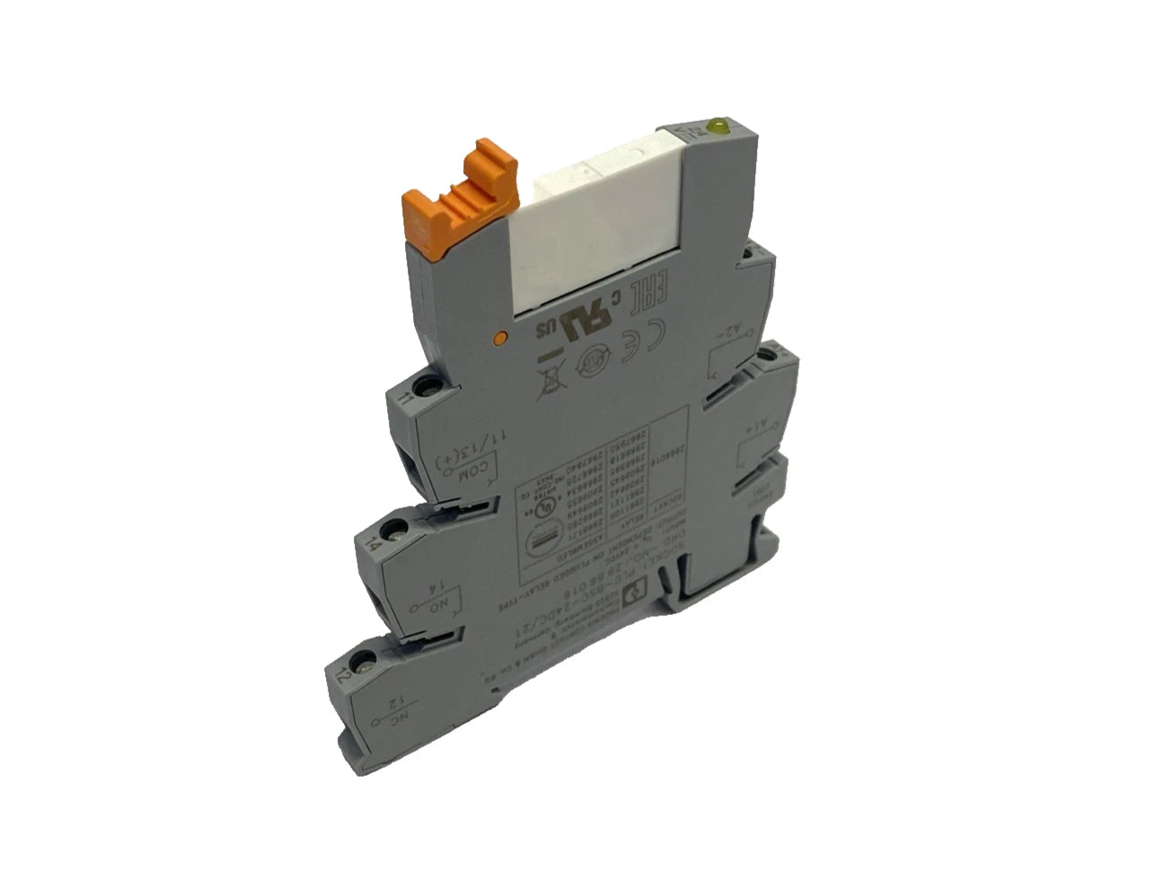 2966171 | Phoenix Contact PLC Interface SPDT Relay Module, 24VDC, 6A, DIN-Rail