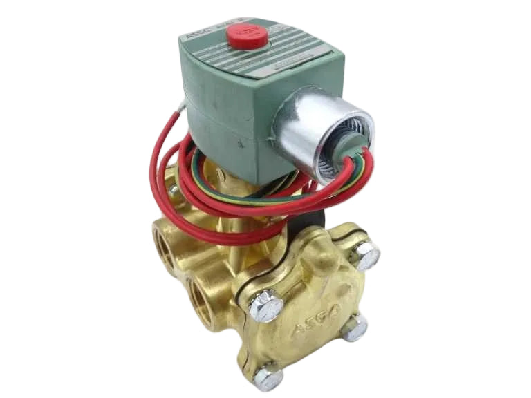 Asco 8316G064 Series 8316 1/2-Inch 3-Way Normally Closed Brass Solenoid Valve