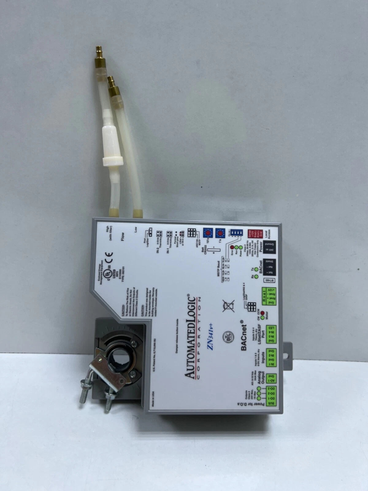 Automated Logic ZN341V+ BACnet Variable Air Volume Zone Controller with Integrated Actuator