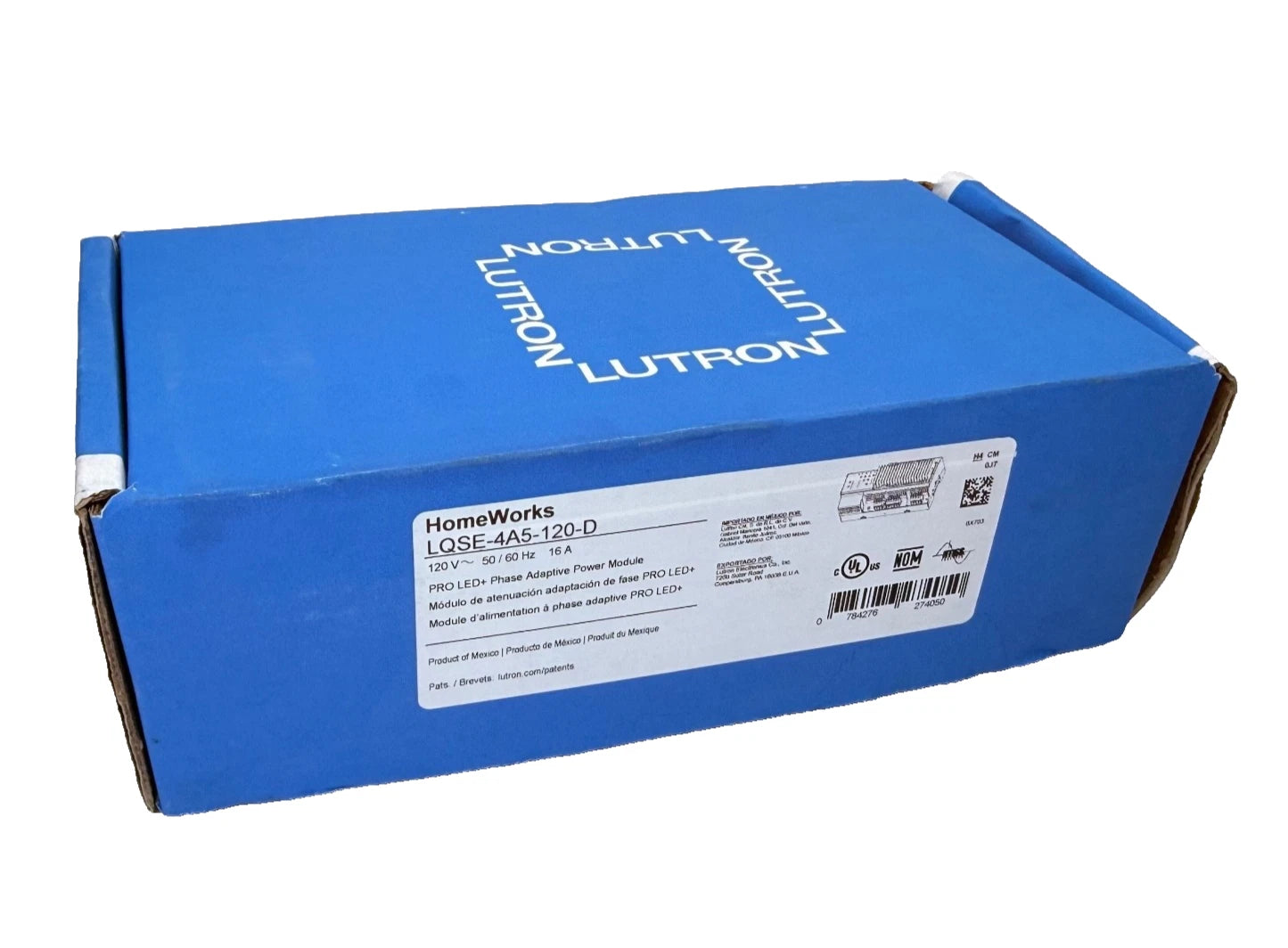 LQSE-4A5-120-D | Lutron HomeWorks QS DIN Rail Power Module