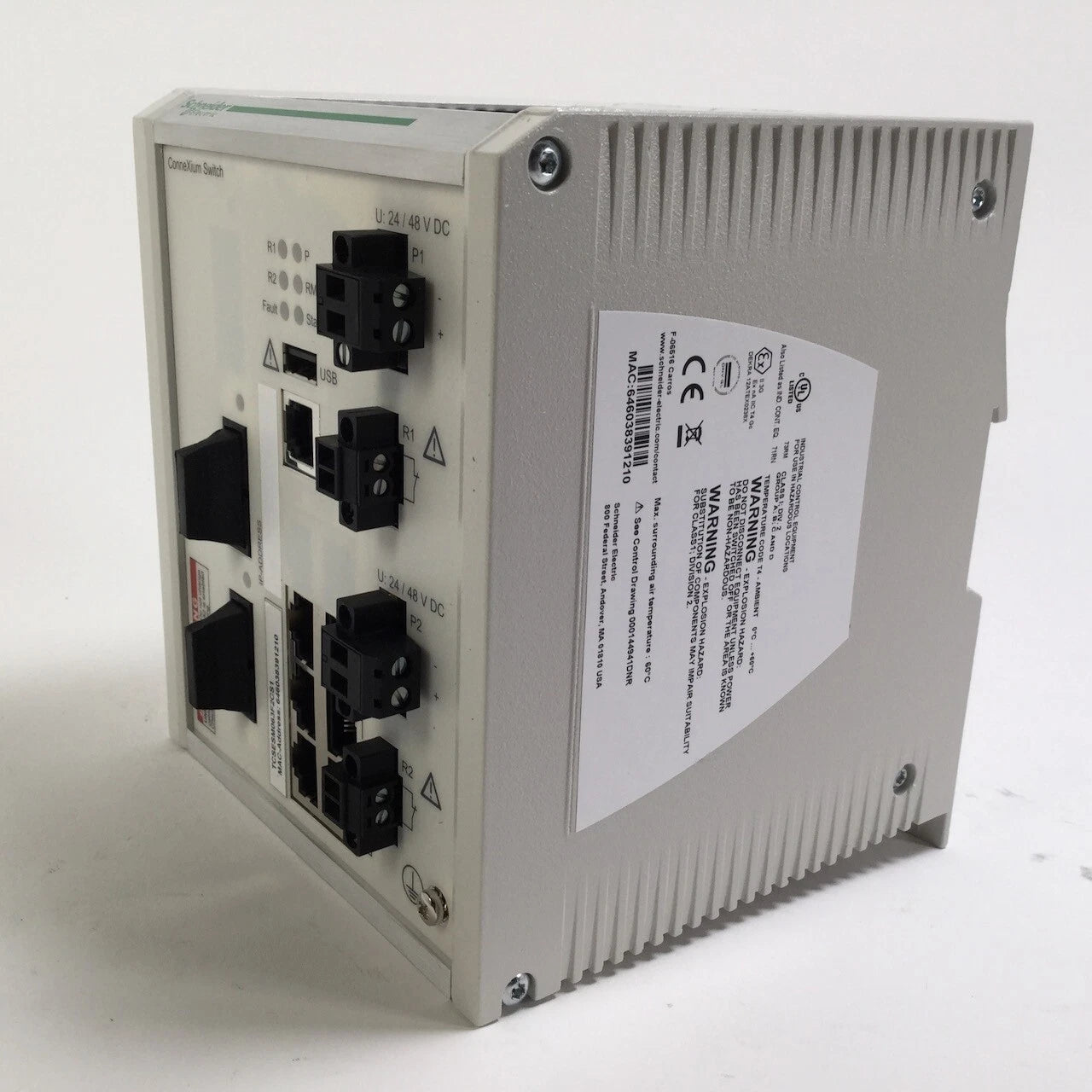 TCSESM063F2CS1 | Schneider Electric Connexium Extended Managed Switch - 6 Ports For Copper + 2 Ports For Fiber Optic Single-mode