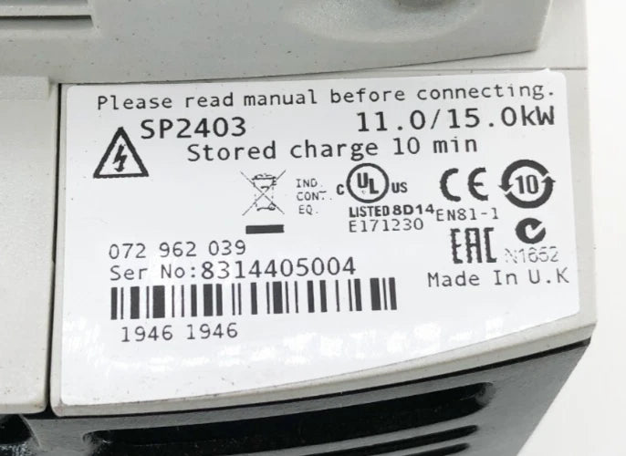 Control Techniques SP2403 Unidrive SP AC Drive 11 kW 25 A 380–480 VAC