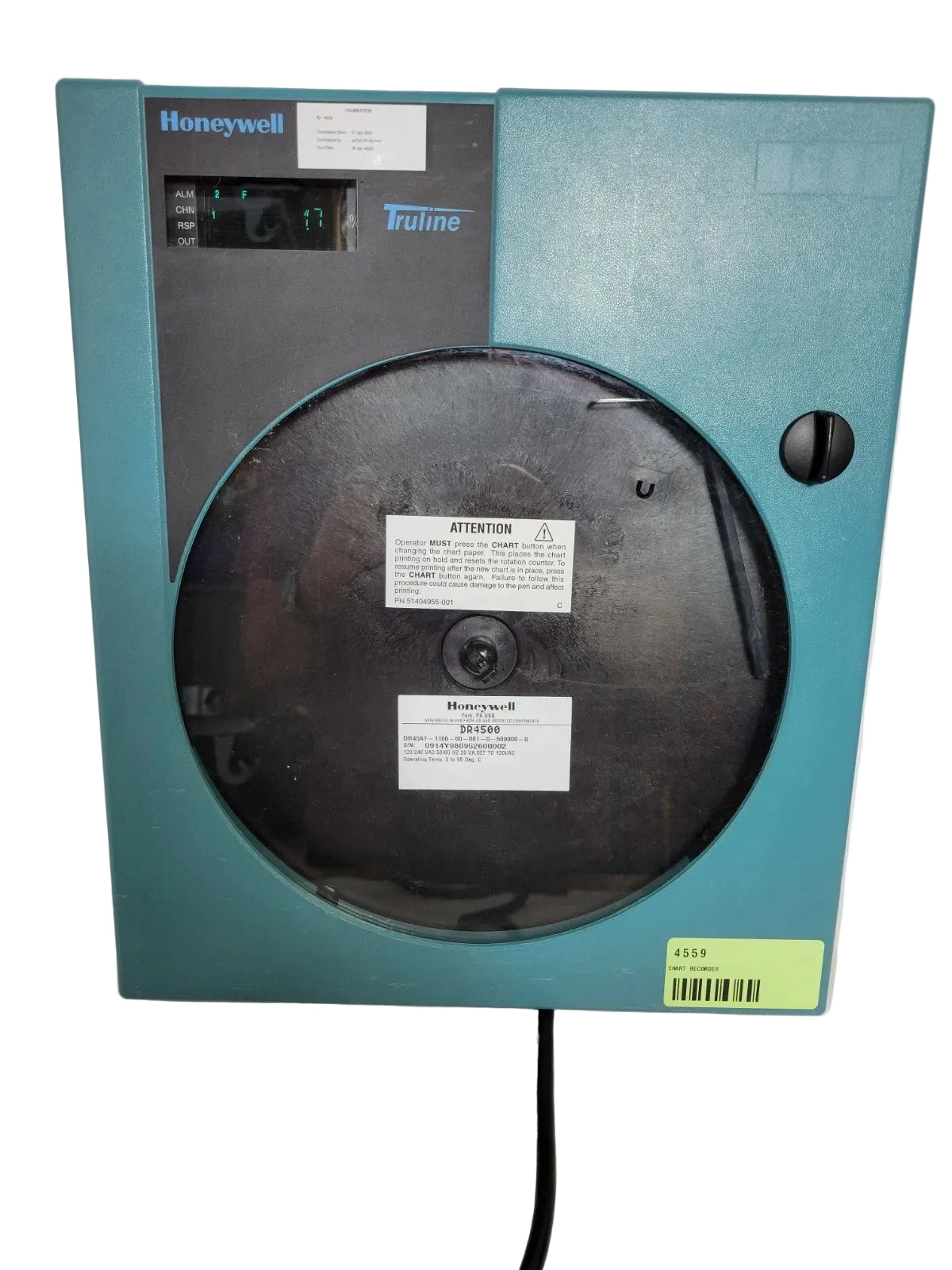 DR45AT-1100-00-001-0-500000-0 | Honeywell DR45 Series Digital Process Controller