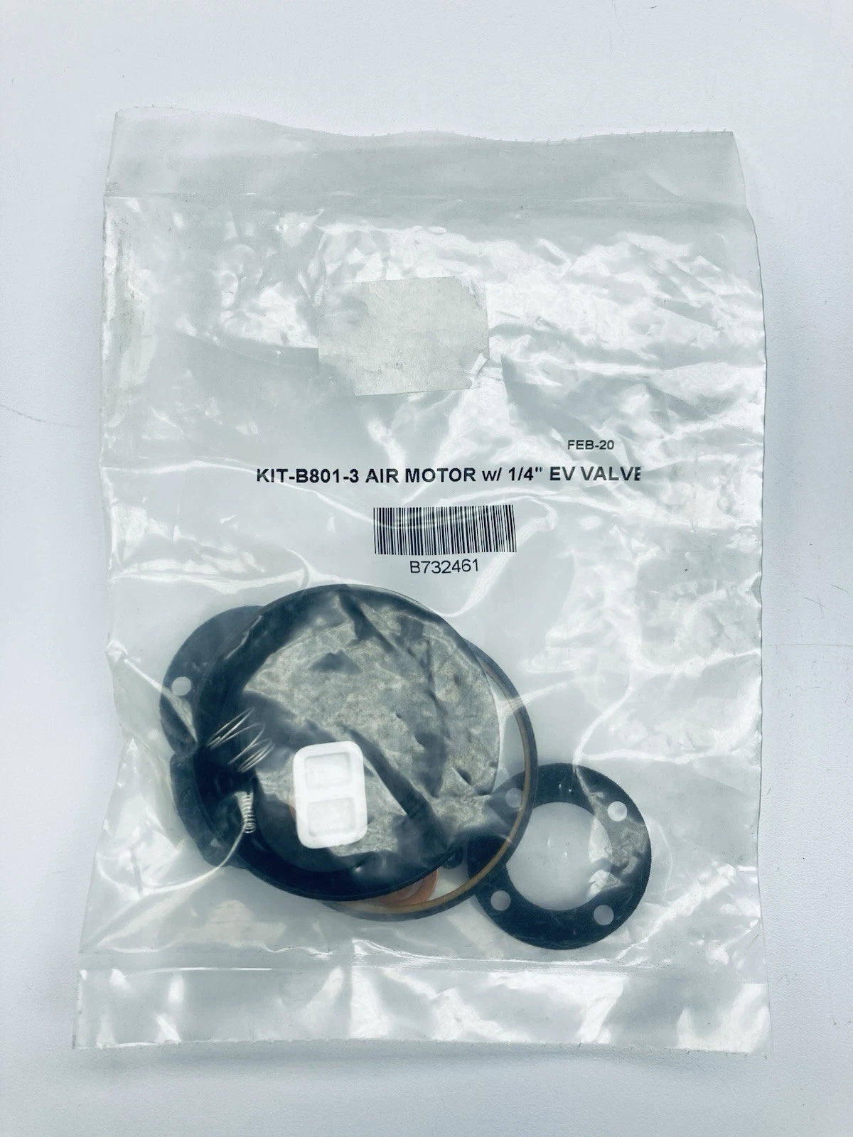 B732461 | Parker Air Motor Seal Kit for B801-3 with 1/4 Inch EV Valve