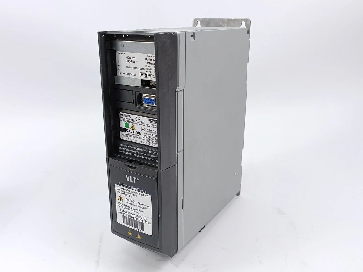 Danfoss FC-302P1K5T5E20H1 VLT AutomationDrive VFD 1.5kW 2HP 380-500V 3-Phase