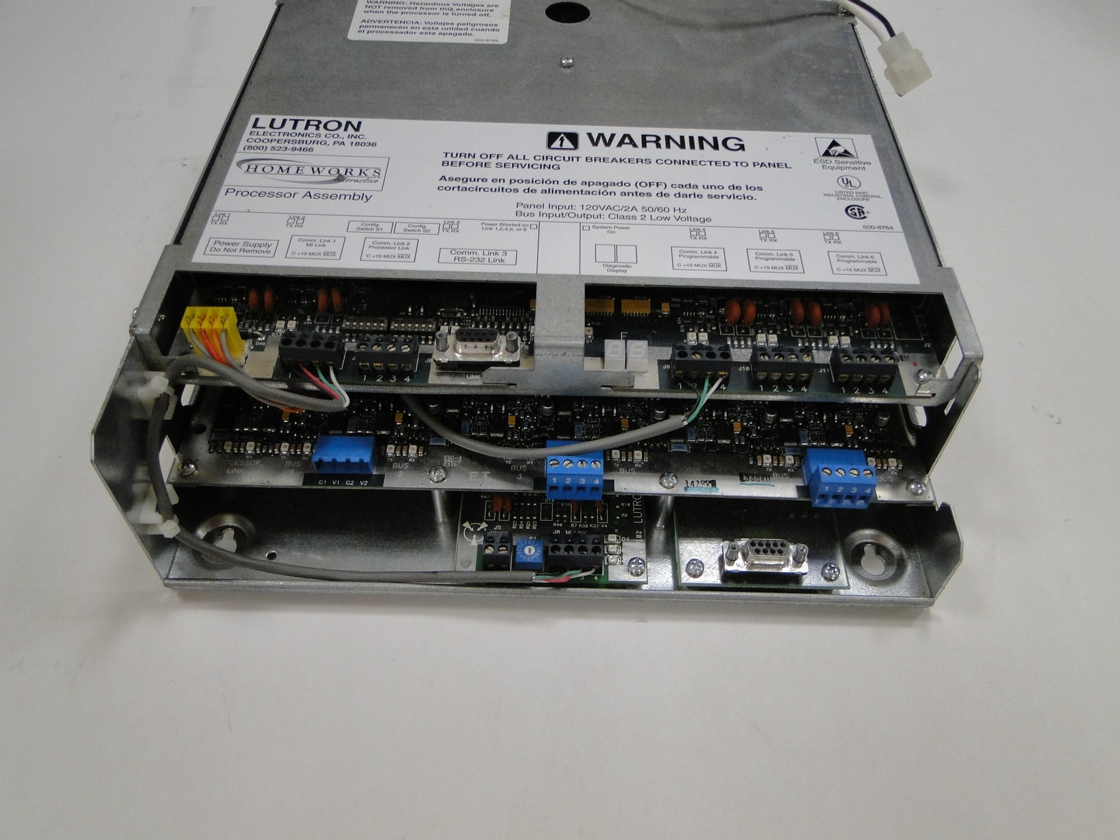 HWI-PM-H48-120 | Lutron HomeWorks Interactive Processor for wired lighting control