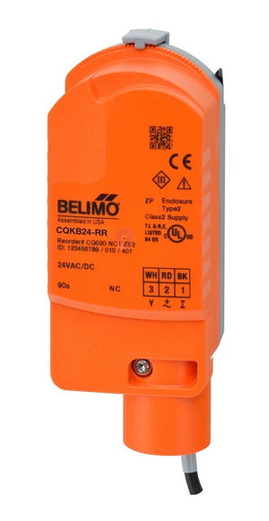 Belimo CQKB24-RR 24V ZoneTight Electronic Fail-Safe Valve Actuator, On/Off, Normally Closed