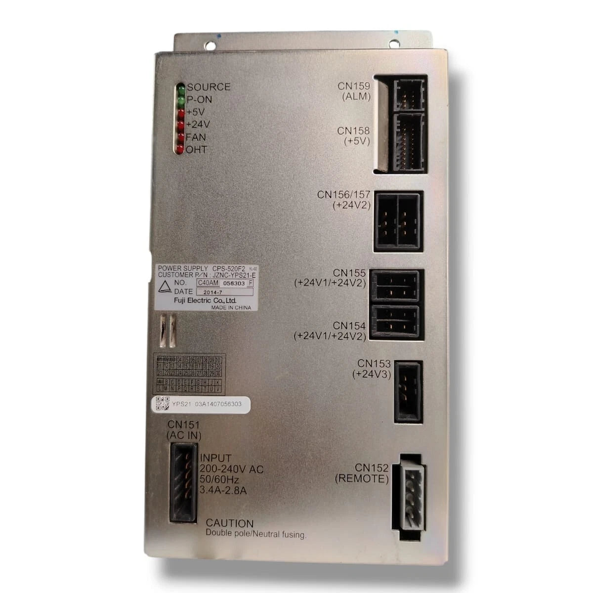 JZNC-YPS21-E | Yaskawa Electric Power Supply Servo Controller DX200