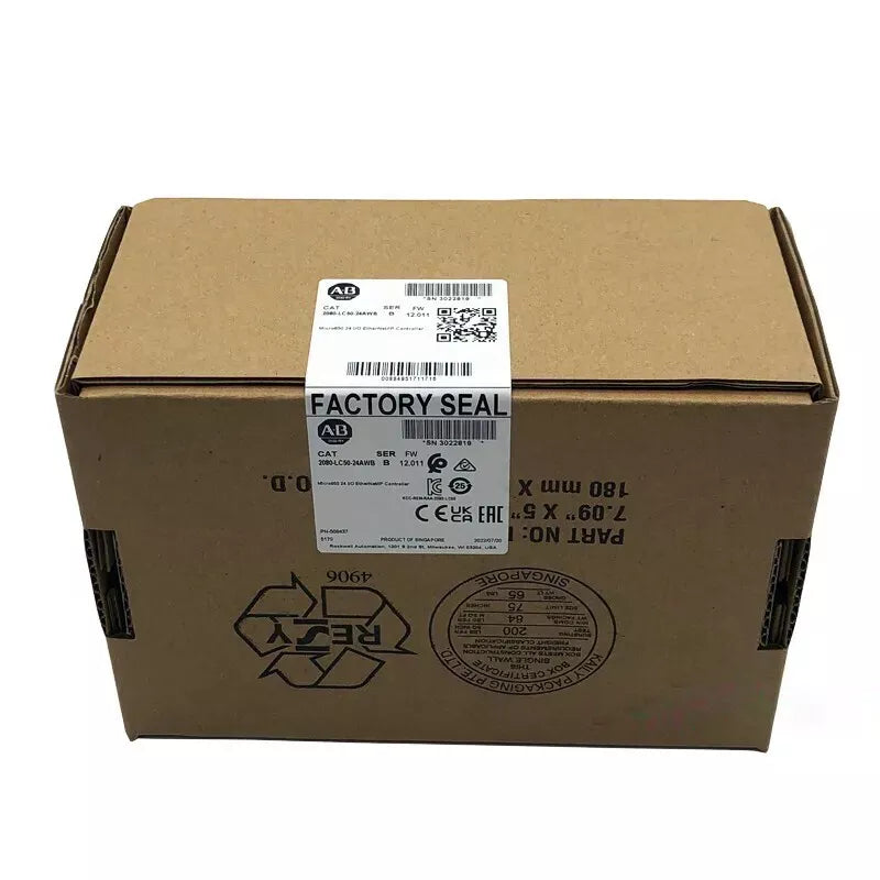 2080-LC50-24AWB | Allen-Bradley Micro850 Controller, 14 AC In, 10 Relay Out