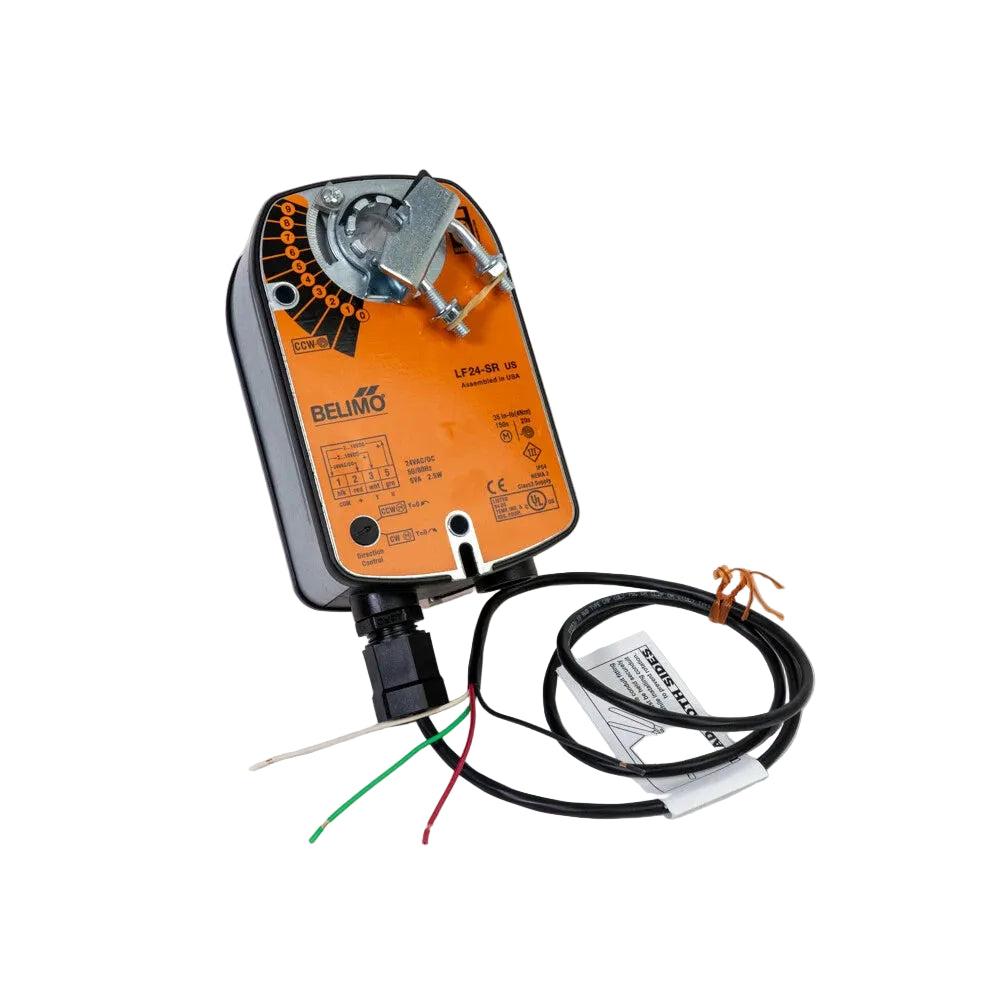 LF24-SR US | Belimo 35 In Lb Spring Return Modulating Damper Actuator 24V