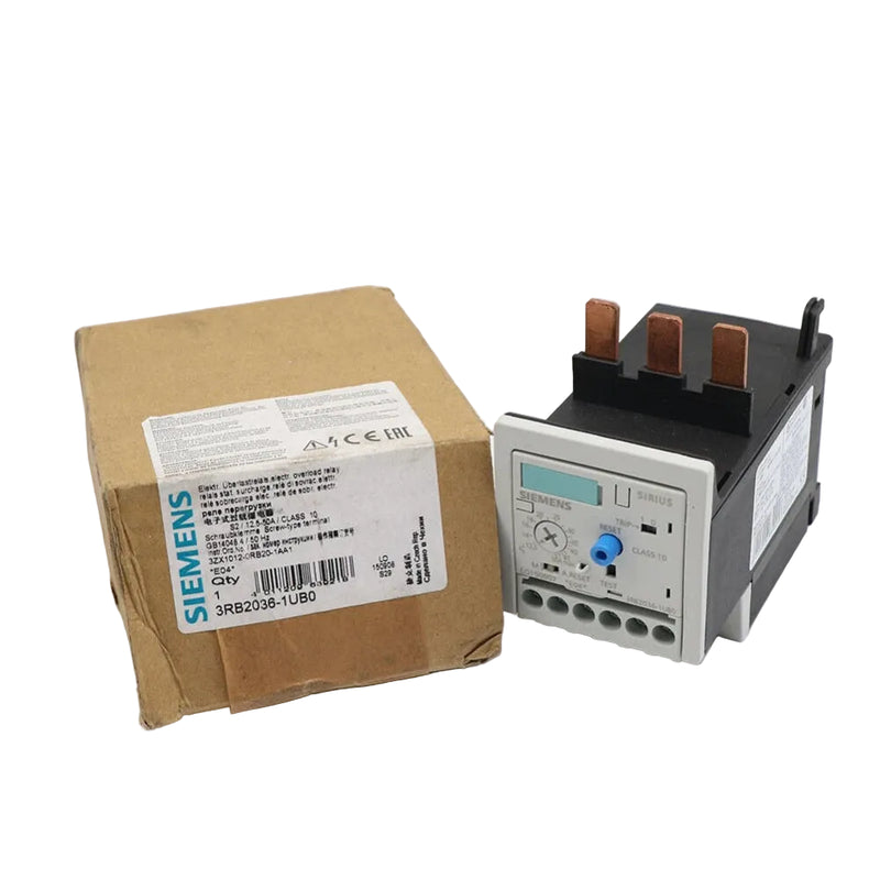 3RB2036-1UB0 | Siemens SIRIUS Solid-State Overload Relay, Class 10