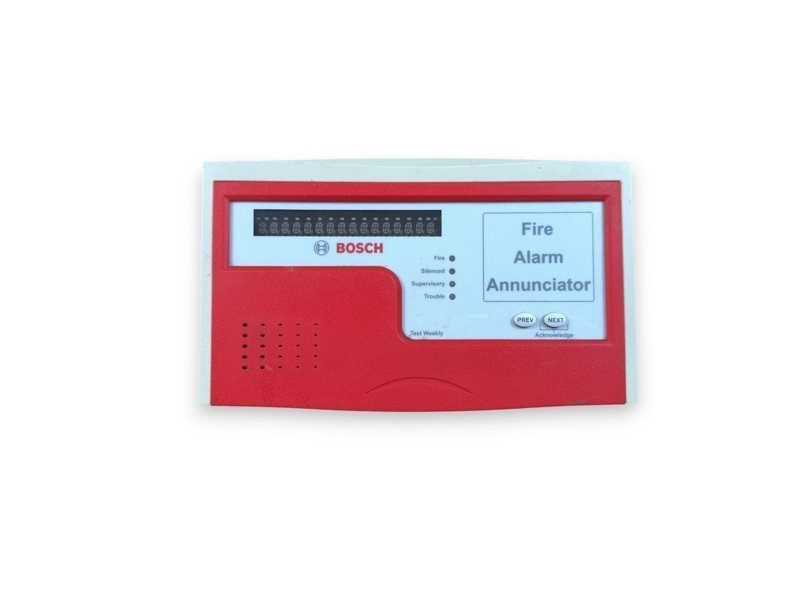 Bosch D1257RB Two-Button Fire Annunciator with Vacuum Fluorescent Display