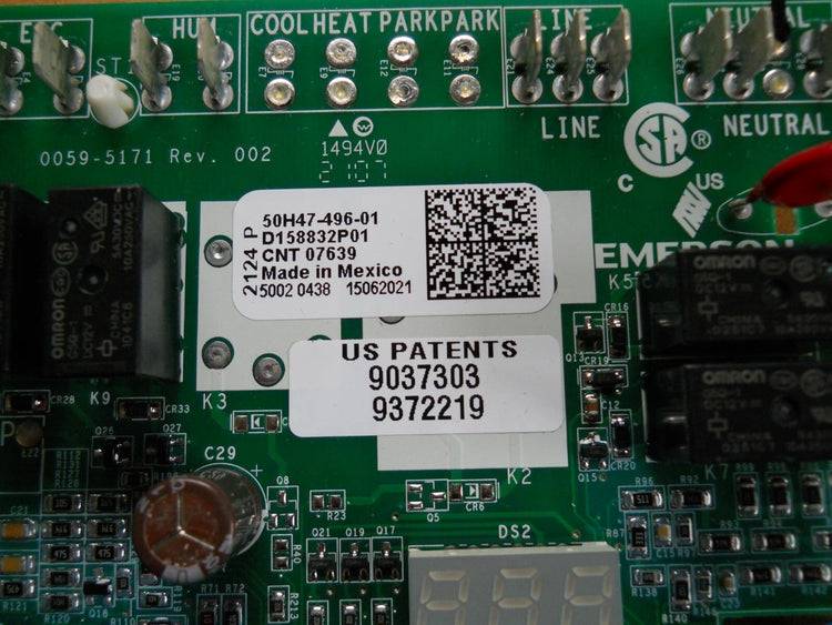 White-Rodgers 50H47-496-01 Integrated Furnace Control Board for Trane and American Standard Gas Furnaces