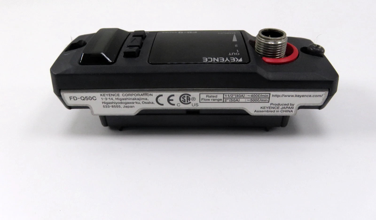 Keyence FD-Q50C Clamp-On Flow Sensor 40A 50A Ultrasonic Liquid Flow Meter
