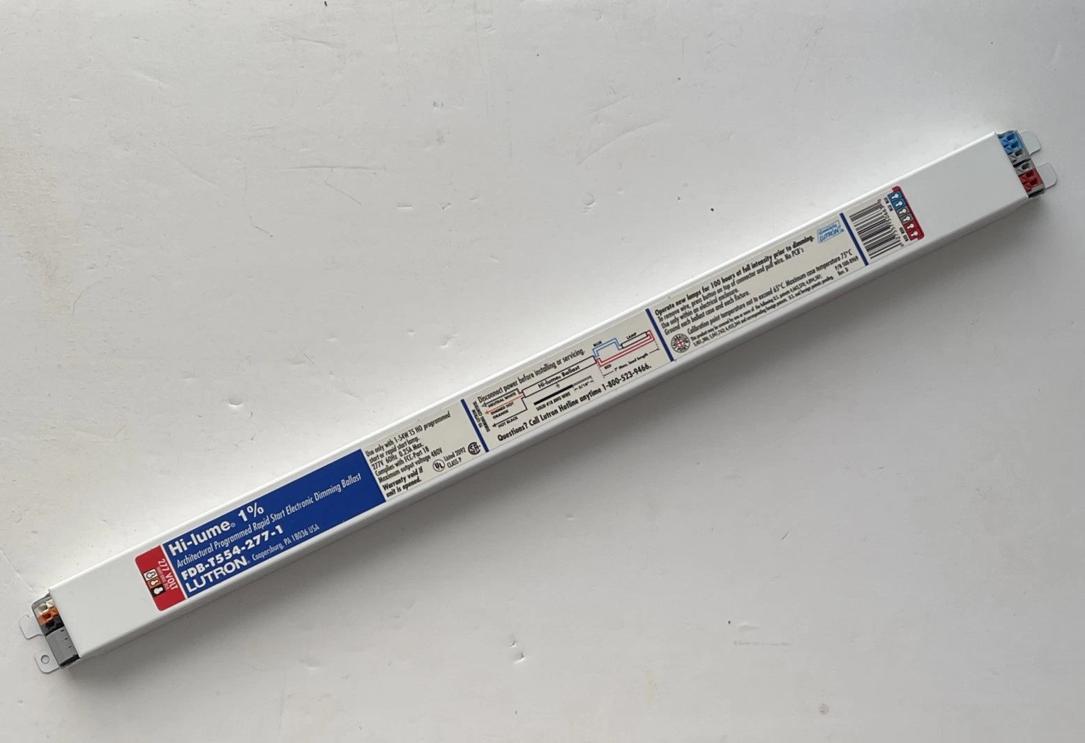 FDB-T554-277-1 | Lutron 277VAC Electronic Dimming Ballast for 54W Fluorescent Lamps