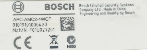 APC-AMC2-4WCF | Bosch 8-Door Access Controller with 4 Wiegand Interfaces and LCD Display