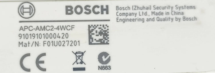 APC-AMC2-4WCF | Bosch 8-Door Access Controller with 4 Wiegand Interfaces and LCD Display